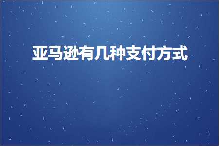 璺ㄥ鐢靛晢鐭ヨ瘑:浜氶┈閫婃湁鍑犵鏀粯鏂瑰紡